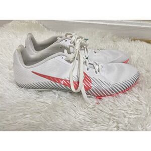 Nike Zoom Rival Size 8 White/Hyper Jade Flash Crimson AH1020-100